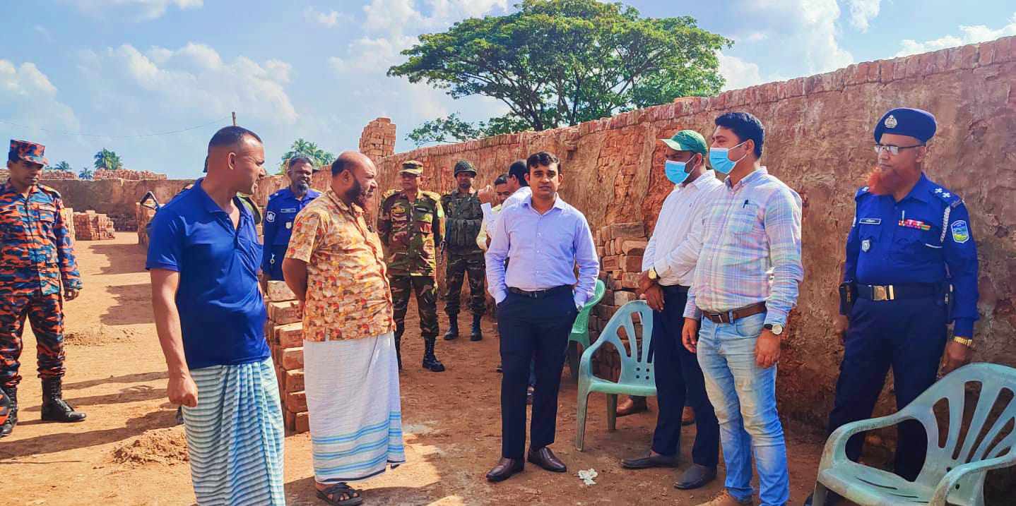 ময়মনসিংহ সিটি করপোরেশনের ভিতরে দুটি ইটভাটায় অভিযান